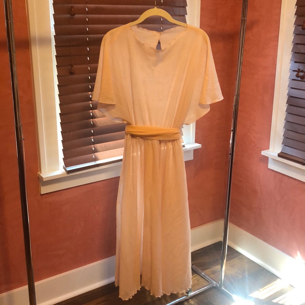 Vintage Peach Slip Dress